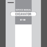YANMAR B7-5B SERVICE MANUAL