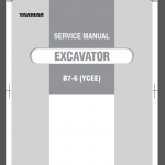 YANMAR B7-6 (YCEE) SERVICE MANUAL