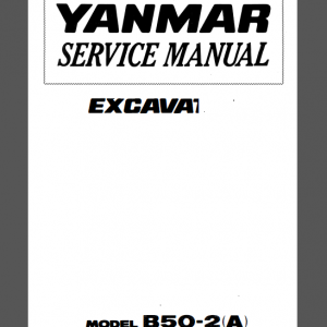 YANMAR B50-2(A) SERVICE MANUAL
