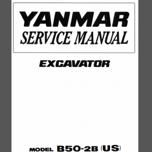 YANMAR B50-2B (US) SERVICE MANUAL