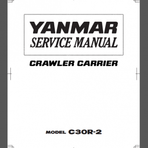 YANMAR C30R-2 SERVICE MANUAL