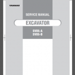 YANMAR SV05-A / SV05-B SERVICE MANUAL