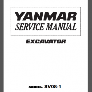 YANMAR SV08-1 SERVICE MANUAL