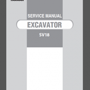 YANMAR SV18 SERVICE MANUAL
