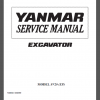 YANMAR SV20 (EP) SERVICE MANUAL