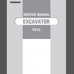YANMAR SV22 SERVICE MANUAL