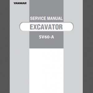 YANMAR SV60-A SERVICE MANUAL