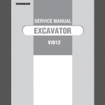 YANMAR ViO12 SERVICE MANUAL