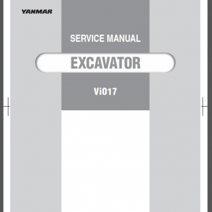 YANMAR ViO17 SERVICE MANUAL