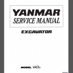 YANMAR VIO20 SERVICE MANUAL