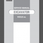 YANMAR ViO25-6L SERVICE MANUAL