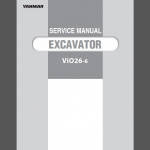 YANMAR ViO26-6 SERVICE MANUAL