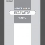 YANMAR ViO27-6 SERVICE MANUAL