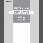 YANMAR ViO33-6 / ViO38-6 SERVICE MANUAL
