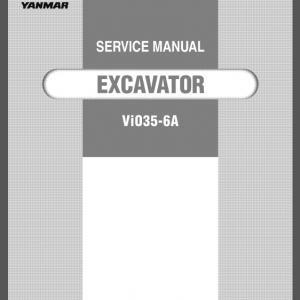 YANMAR VIO35-6A SERVICE MANUAL
