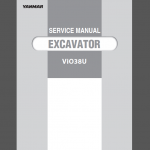 YANMAR ViO38U SERVICE MANUAL