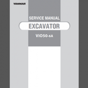 YANMAR ViO50-6A SERVICE MANUAL
