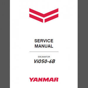 YANMAR ViO50-6B SERVICE MANUAL