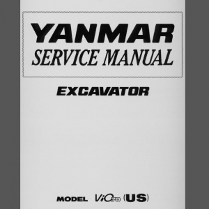 YANMAR VIO70 (US) SERVICE MANUAL