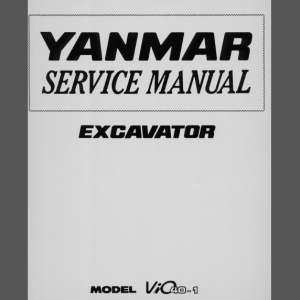 YANMAR VIO40-1 SERVICE MANUAL