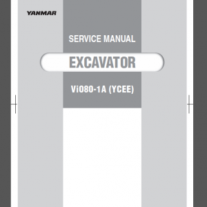 YANMAR VIO80-1A(YCEE) SERVICE MANUAL