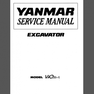 YANMAR VIO50-1 SERVICE MANUAL