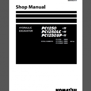 KOMATSU PC1250-11 SHOP MANUAL