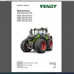 FENDT 1038 - 1042 - 1046 - 1050 Vario Gen2 Operators Manual