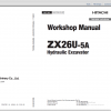 Hitachi ZX26U-5A Technical Manual - Workshop Manual