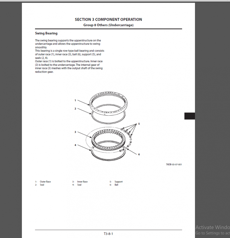 Hitachi ZX55USR-5A Workshop Manual - Technical Manual