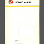 JCB EXCAVATOR 805,8058 8068,8078 808 SERVICE MANUAL