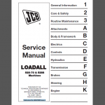 JCB LOADALL 528-70 & 528S SERVICE MANUAL