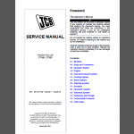 JCB CT160, CT260 SERVICE MANUAL
