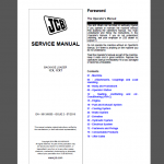 JCB 1CX, 1CXT SERVICE MANUAL