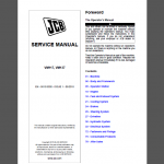 JCB VM117, VM137 SERVICE MANUAL