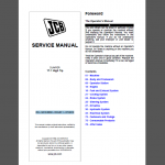 JCB 1T-1 HIGH TIP SERVICE MANUAL