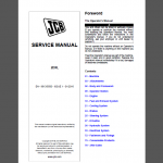 JCB 2DXL SERVICE MANUAL