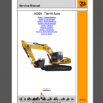 JCB JS290 - TIER III AUTO SERVICE MANUAL