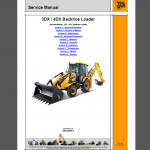 JCB 3DX / 4DX SERVICE MANUAL
