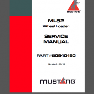 MUSTANG ML52 SERVICE MANUAL