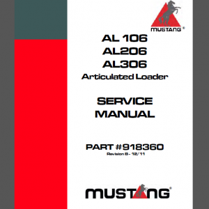 MUSTANG AL106, AL206, AL306 SERVICE MANUAL