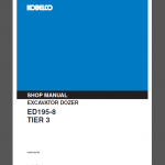KOBELCO ED195-8 TIER3 SHOP MANUAL