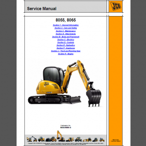 JCB 8055, 8065 SERVICE MANUAL PDF