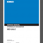 KOBELCO MD120LC SHOP MANUAL