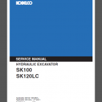 KOBELCO SK100 SK120LC SERVICE MANUAL