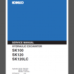 KOBELCO SK100 SK120 SK120LC SERVICE MANUAL