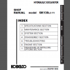 KOBELCO SK130LC-11 SHOP MANUAL