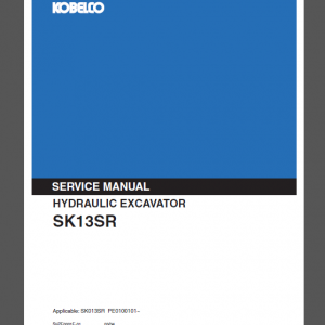 KOBELCO SK13SR SERVICE MANUAL