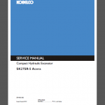 KOBELCO SK27SR-5 ACERA SERVICE MANUAL