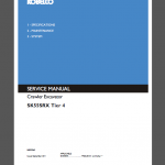 KOBELCO SK55SRX TIER 4 SERVICE MANUAL
